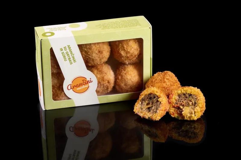 Arančinai su grybais ir sūriu, 600 g (šaldyti)