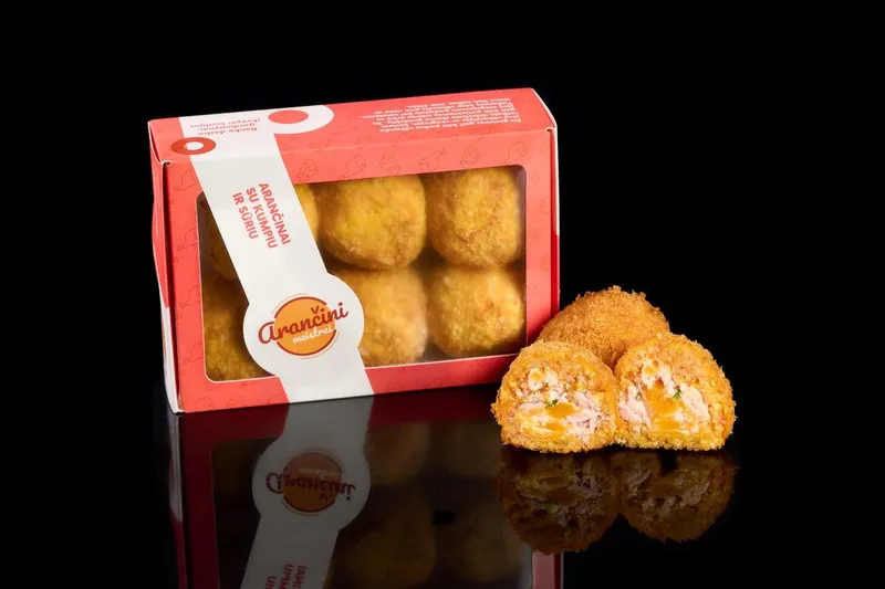 Arančinai su kumpiu ir sūriu, 600 g (šaldyti)
