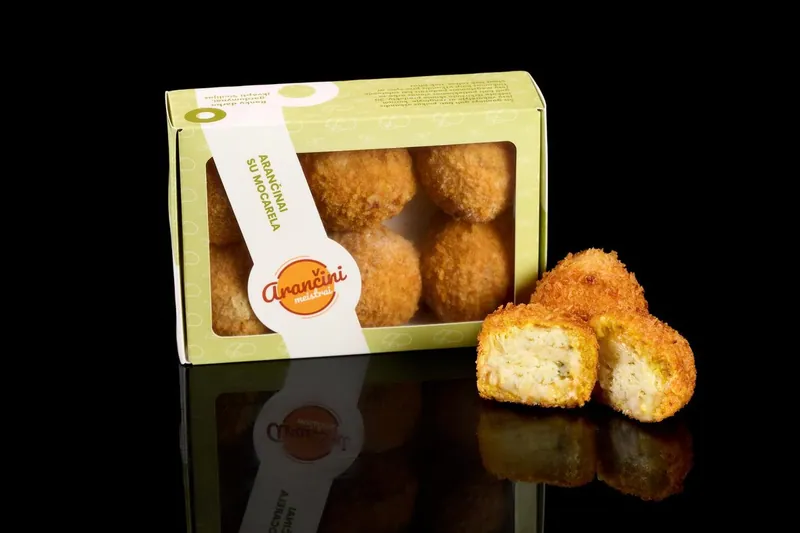 Arančinai su mocarela, 600 g (šaldyti)  Svoris: 0.6 kg
